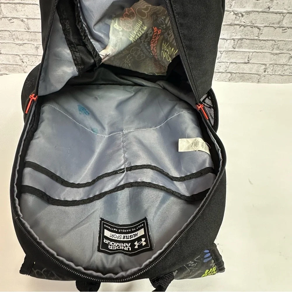 UNDER ARMOUR HUSTLESPORT Bookbag Backpack ASHER Personalized 21in X 16in READ